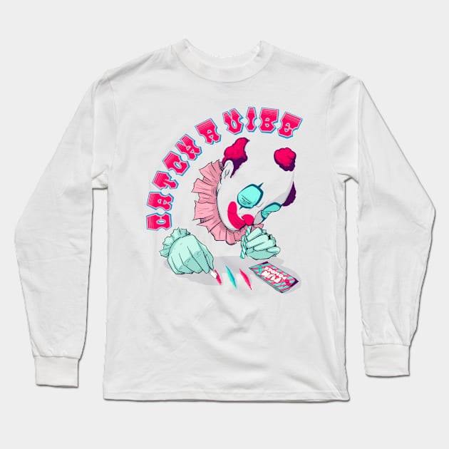 Clown Vibe Long Sleeve T-Shirt by LVBart